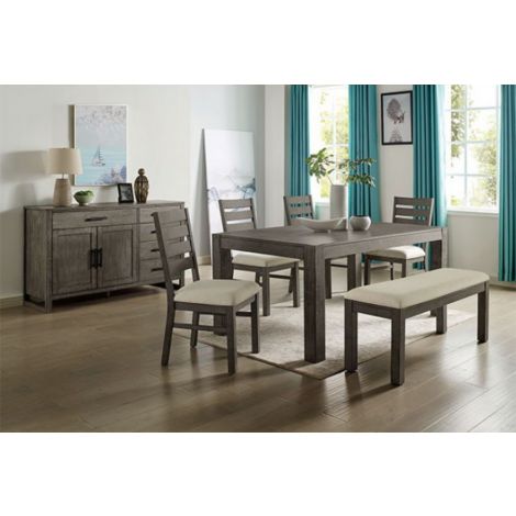 Abigel Dining Table With Bench