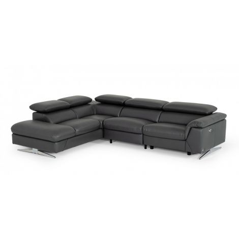 Amare Modern Dark Grey Sectional Sofa
