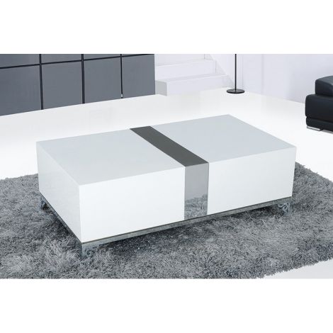 Archin High Gloss Coffee Table Extended