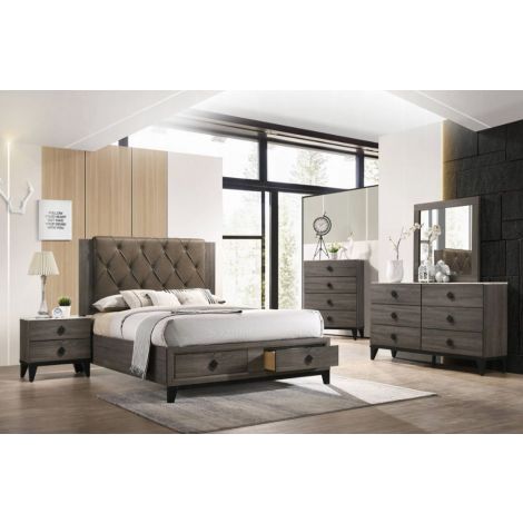 Avags Queen Bed With Storage