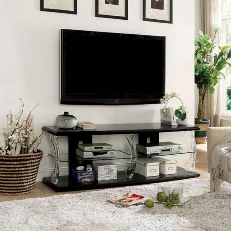 Beedie Contemporary Style TV Stand In Black