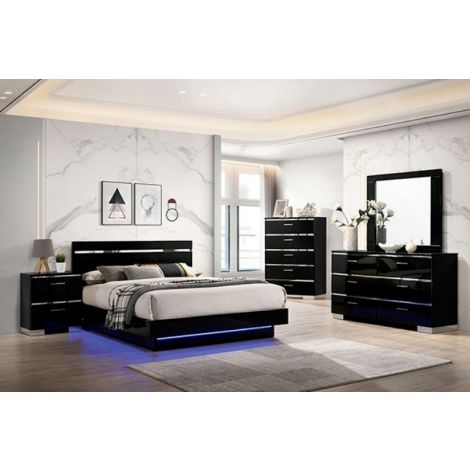 Brien High Gloss Finish Bed