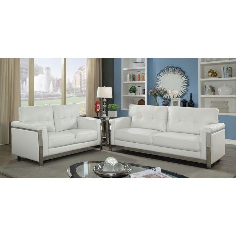 Camereon Modern Leather Living Room Sofa 