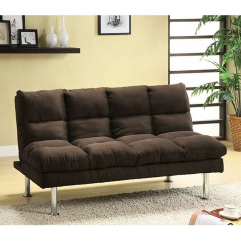 Cicilia Futon Sofa Brown