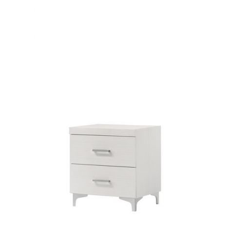 Clarita Nightstand In White finish