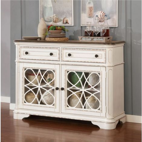 Darek Traditional Style White Server