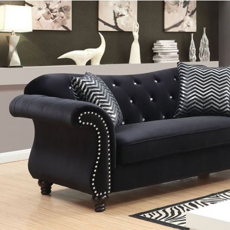 Gem Glamorous Buttoned Loveseat