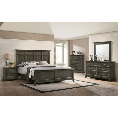 Hudston Bed Panel Style High Headboard