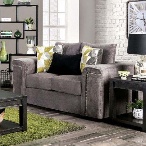 Jerry Warm Gray Upholstery Sofa