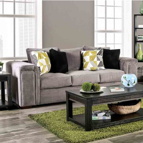 Jerry Warm Gray Upholstery Sofa