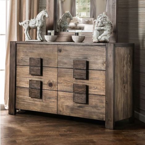 Jiaro Rustic Natural Tone Dresser