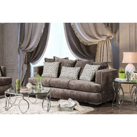 Karlo Chenille Fabric Couch