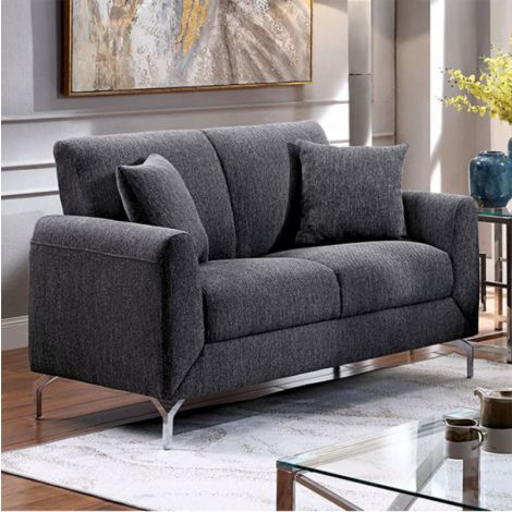 Laura Gray Contemporary Style Loveseat