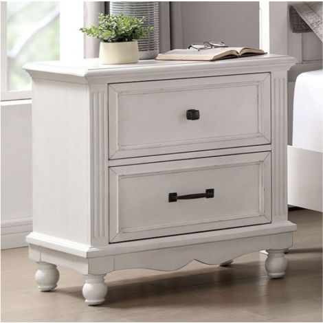 Maikett Nightstand Antique White