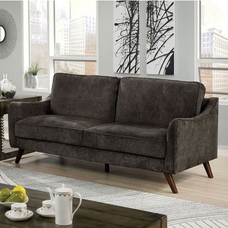 Maxxine Dark Gray Tapered Sofa