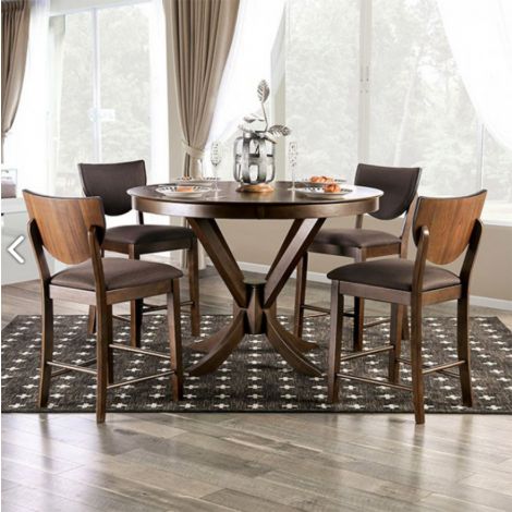 Meralina Counter Height Round Top Dining Table