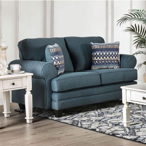 Merlyn Dark Teal Loveseat