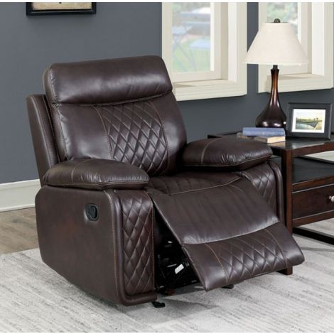 Mikas Diamond Tufting Leather Chair