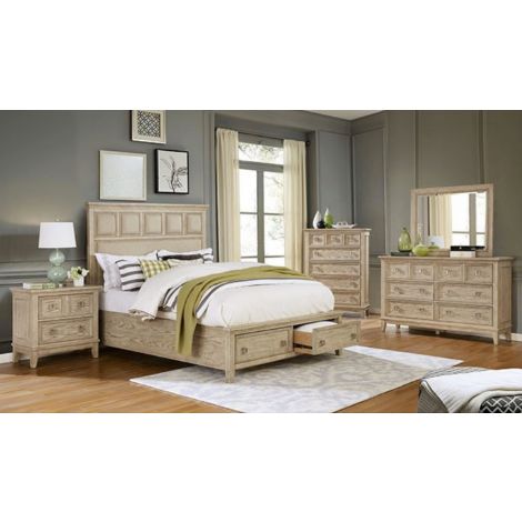 Millia Storage Drawer Platfrom Bed