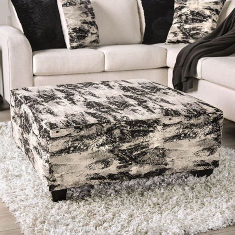 Mitta Two Tone Ottoman