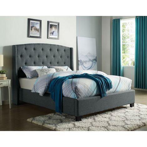 Niko Upholstered Fabric Bed