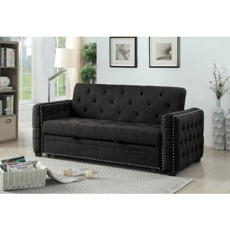 Nora Dark Gray Futon Sofa Bed