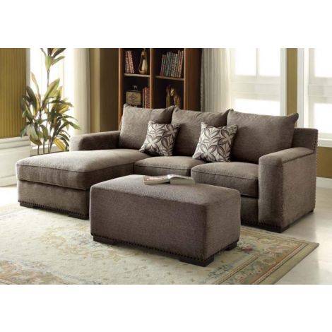 Palkins Grey Sectional With Chaise
