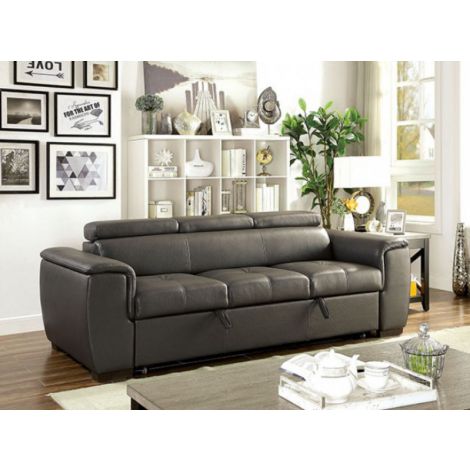 Panter Leather Sleeper Sofa