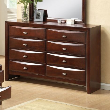 Penne Brown Layered Storage Dresser