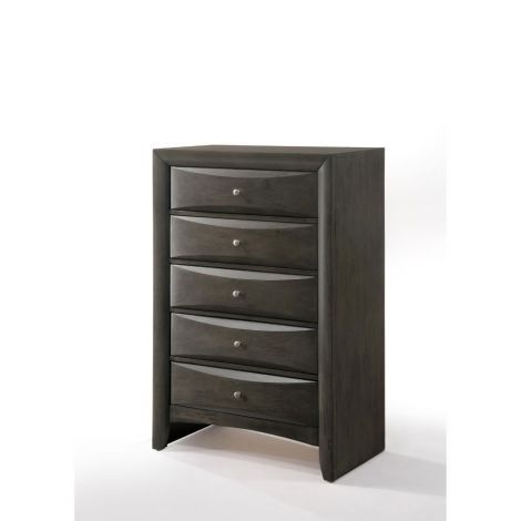 Penne Gray Layered Storage Chest