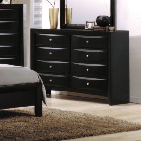 Penne Black Layered Storage Dresser