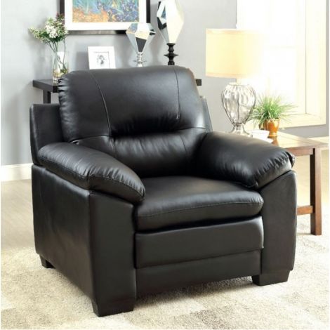 Prima Black Padded Chair 