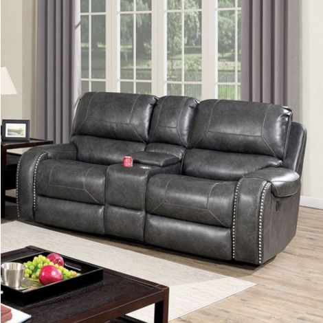 Rafael Leather Manual Or Power Recliner Loveseat