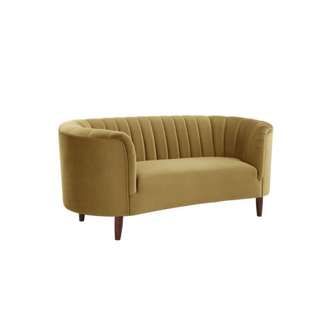 Regan Royal Yellow Loveseat