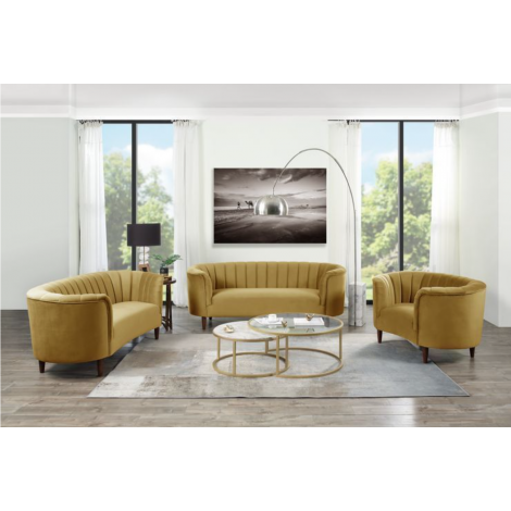 Regan Royal Yellow Sofa