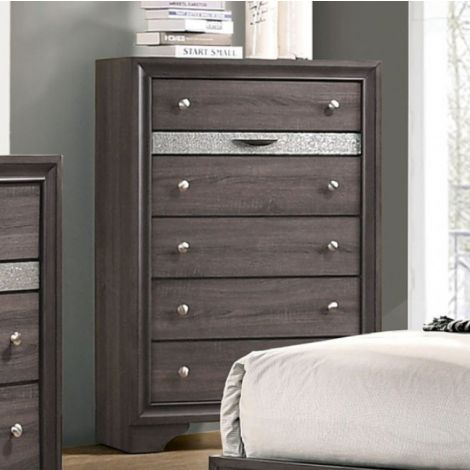Riss Gray Contemporary Style Chest