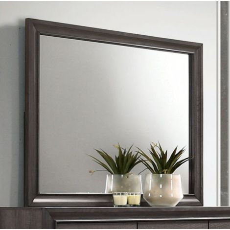 Riss Gray Contemporary Style Mirror
