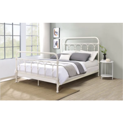 Centuri White-Finish Bed