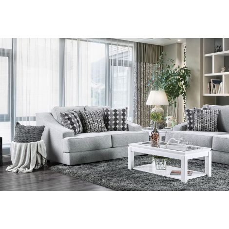 Smiths Sloped Track Arms Loveseat