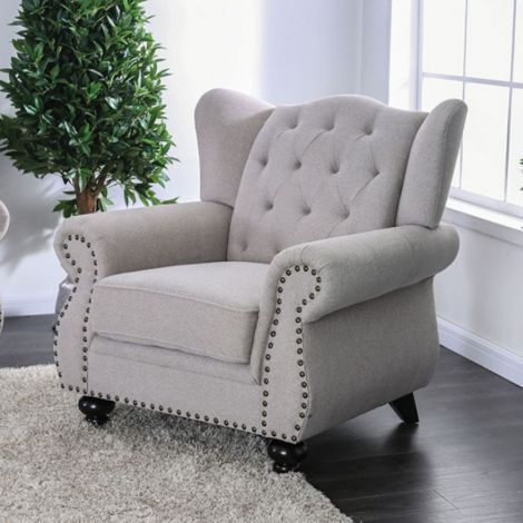 Taylor Button Tufted Back Chair
