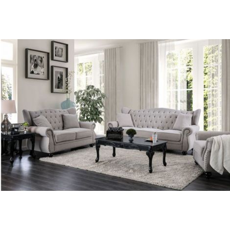 Taylor Button Tufted Back Sofa Set