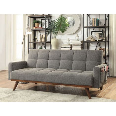 Tentie Futon Sofa Bed Gray