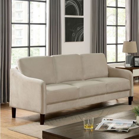 Theodral Beige Sloped Sofa