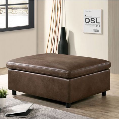 Tim Modular Leather Ottoman