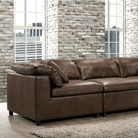 Tim Modular Leather Sofa