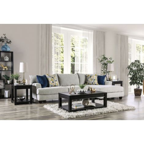 Vikki Pillow Back Sectional Sofa