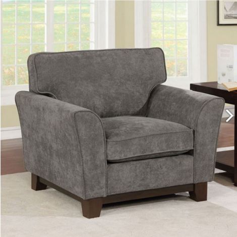 Vita Gray Fabric Chair