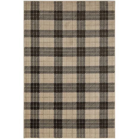 Whailler Plaid Charcoal Rug