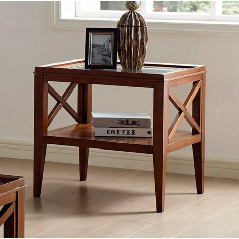 Zaiven Dark Oak End Table