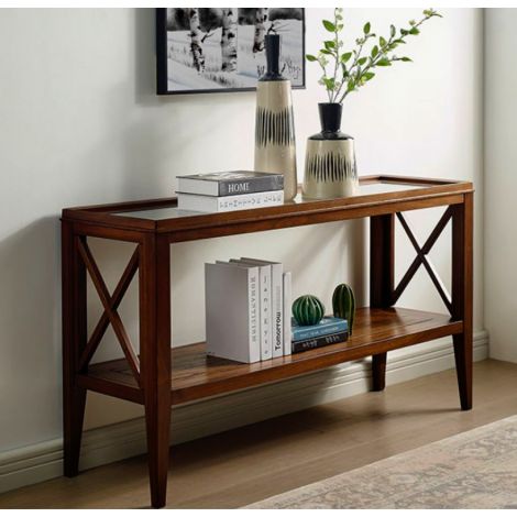 Zaiven Dark Oak Sofa Table